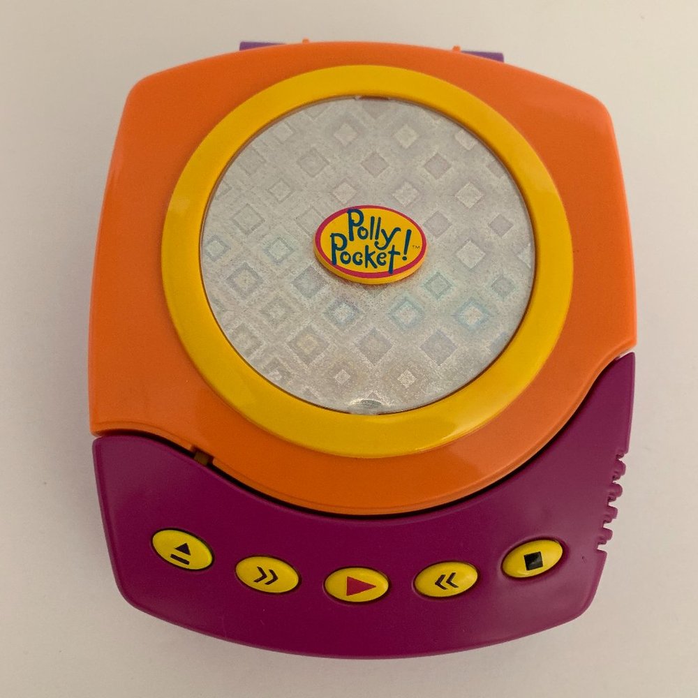 Vintage 1998 Polly Pocket Blue Clam Shell Toy